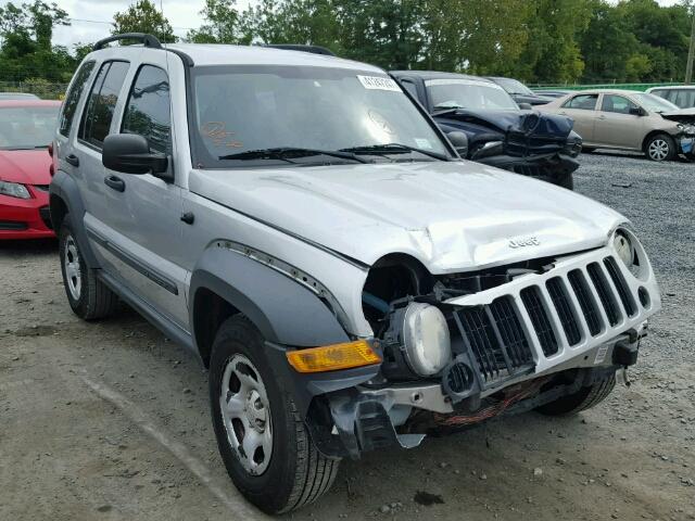 1J4GL48K56W271252 - 2006 JEEP LIBERTY SILVER photo 1