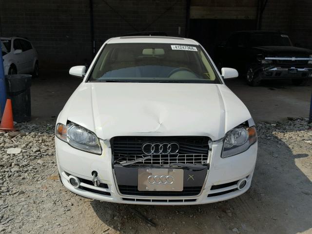 WAUAF78E77A174726 - 2007 AUDI A4 2 WHITE photo 7