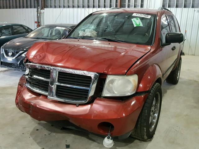 1D8HD48278F100367 - 2008 DODGE DURANGO SL RED photo 2