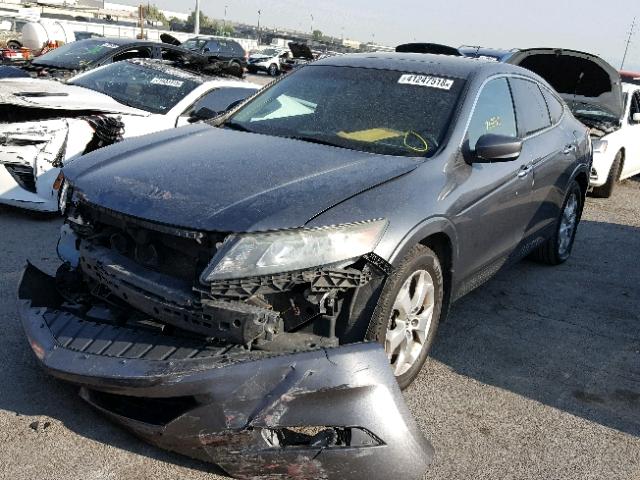 5J6TF2H59AL001262 - 2010 HONDA ACCORD CRO GRAY photo 2