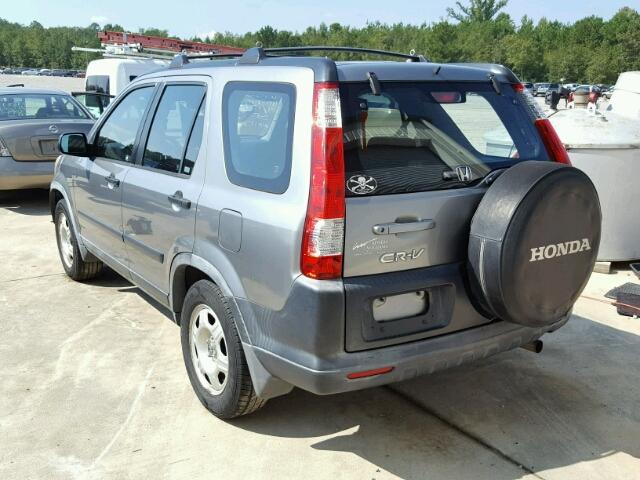 JHLRD68595C004362 - 2005 HONDA CR-V SILVER photo 3