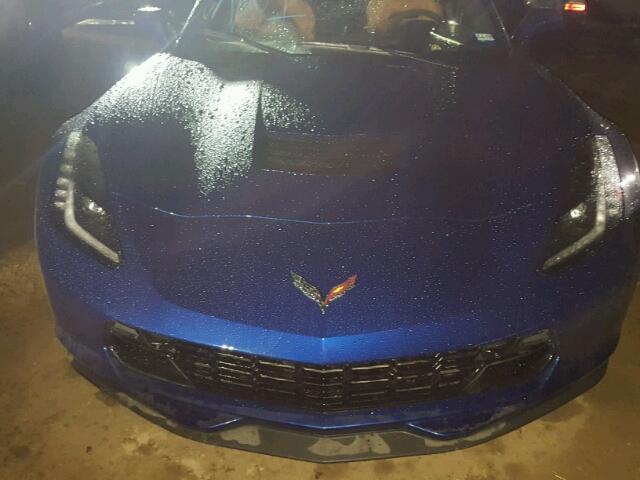 1G1YY2D79H5116674 - 2017 CHEVROLET CORVETTE BLUE photo 7