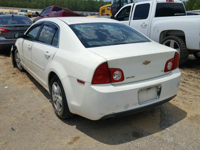 1G1ZG57B284229171 - 2008 CHEVROLET MALIBU LS თეთრი ფოტო 3