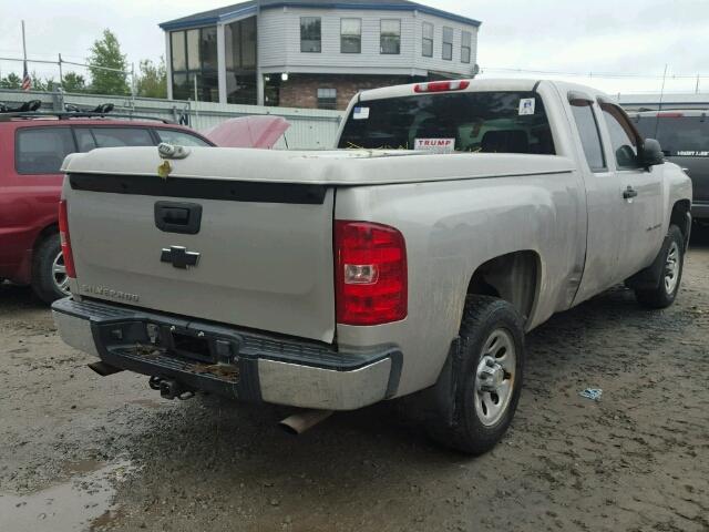 2GCEC19C371575045 - 2007 CHEVROLET SILVERADO GRAY photo 4