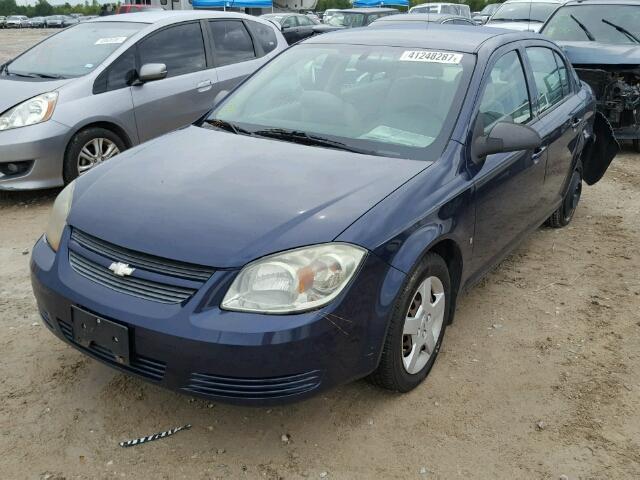 1G1AK58F887159929 - 2008 CHEVROLET COBALT LS BLUE photo 2