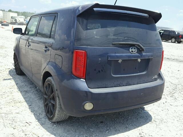 JTLKE50E181044523 - 2008 TOYOTA SCION XB Azul foto 3