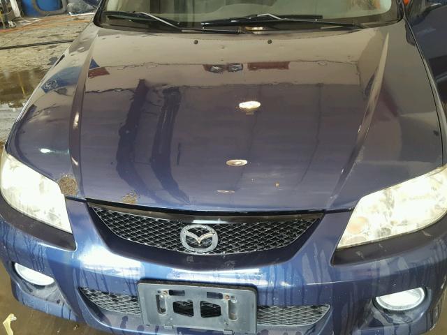 JM1BJ245321639123 - 2002 MAZDA PROTEGE PR BLUE photo 9