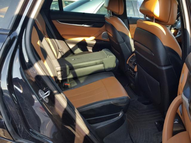 5UXKU6C58G0R99998 - 2016 BMW X6 XDRIVE5 ლურჯი ფოტო 6