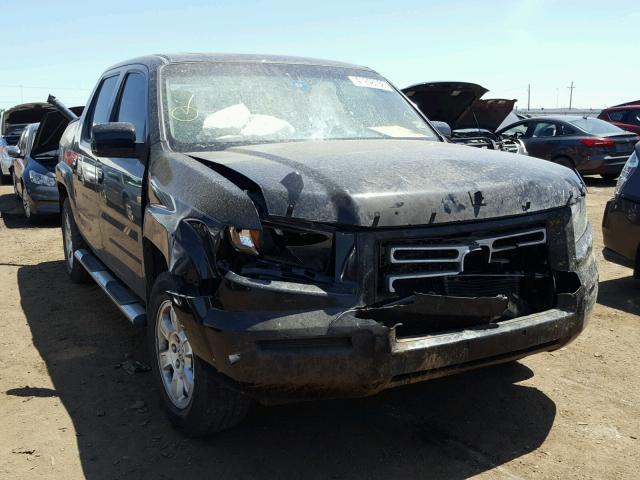 2HJYK16578H516915 - 2008 HONDA RIDGELINE BLACK photo 1