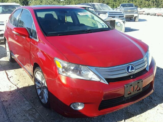 JTHBB1BA4A2033313 - 2010 LEXUS HS RED photo 1