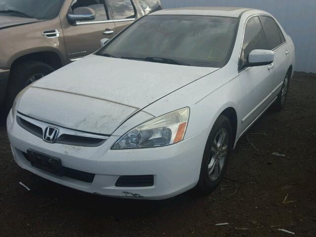 1HGCM56786A042987 - 2006 HONDA ACCORD WHITE photo 2