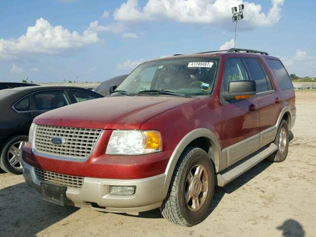 1FMFU17515LA18420 - 2005 FORD EXPEDITION RED photo 2