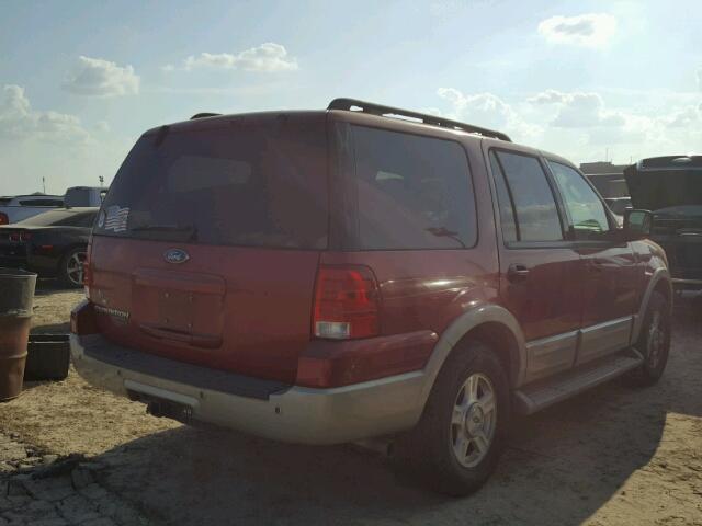 1FMFU17515LA18420 - 2005 FORD EXPEDITION RED photo 4