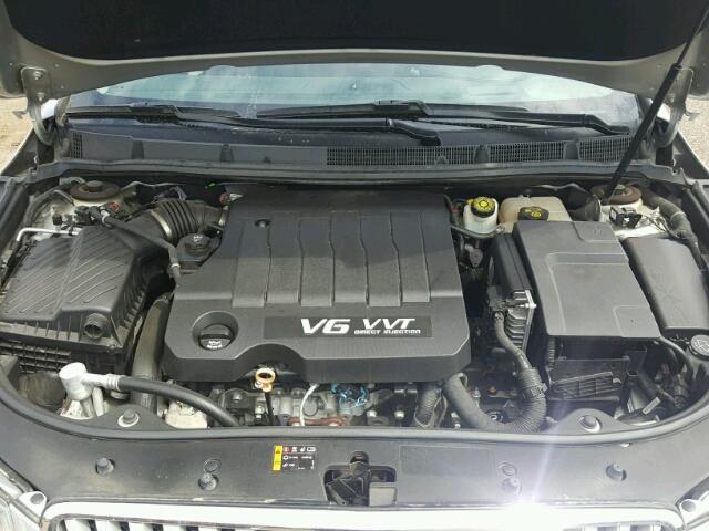 1G4GJ5E37CF136375 - 2012 BUICK LACROSSE T GRAY photo 7