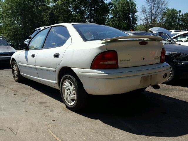 1B3ES47Y4XD114767 - 1999 DODGE NEON HIGHL WHITE photo 3