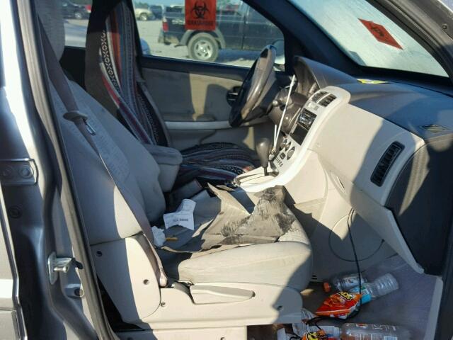 2CNDL13F756045641 - 2005 CHEVROLET EQUINOX LS SILVER photo 5