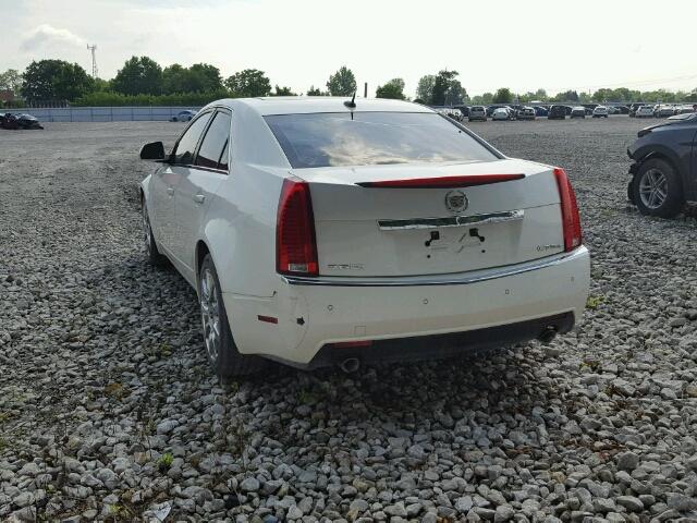 1G6DG577180164224 - 2008 CADILLAC CTS WHITE photo 3