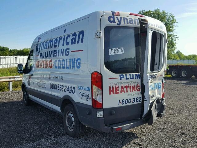 1FTNE2CM9FKA22755 - 2015 FORD TRANSIT T- WHITE photo 3