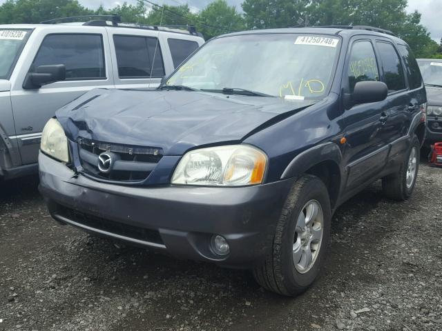 4F2CZ96184KM19568 - 2004 MAZDA TRIBUTE ES 蓝色 照片 2