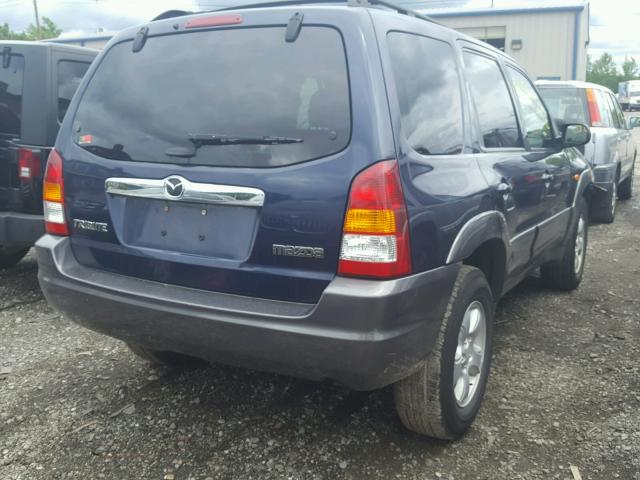 4F2CZ96184KM19568 - 2004 MAZDA TRIBUTE ES 蓝色 照片 4