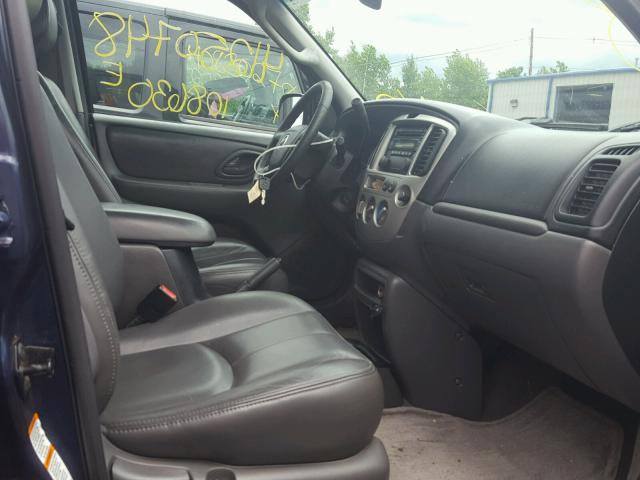 4F2CZ96184KM19568 - 2004 MAZDA TRIBUTE ES 蓝色 照片 5