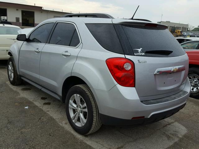 2GNALDEKXD6404909 - 2013 CHEVROLET EQUINOX LT SILVER photo 3