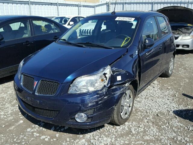 3G2TX66E29L129506 - 2009 PONTIAC G3 WAVE SE BLUE photo 2