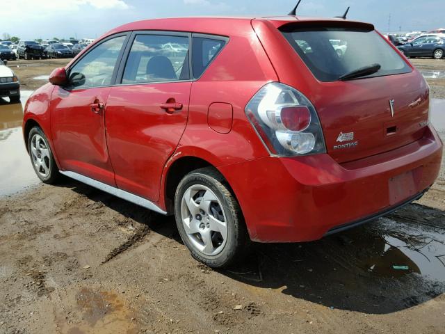 5Y2SP6E87AZ419224 - 2010 PONTIAC VIBE RED photo 3