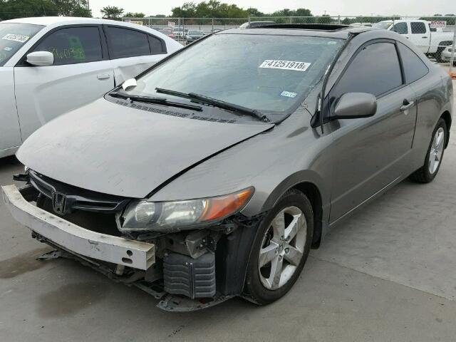 2HGFG12908H551822 - 2008 HONDA CIVIC EXL 灰色 照片 2