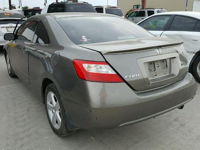 2HGFG12908H551822 - 2008 HONDA CIVIC EXL 灰色 照片 3