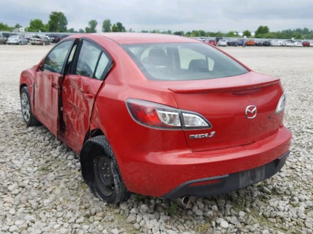 JM1BL1SF2A1215205 - 2010 MAZDA 3 I RED photo 3