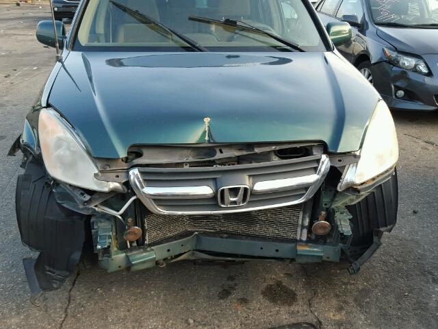 JHLRD78802C049198 - 2002 HONDA CR-V GREEN photo 9