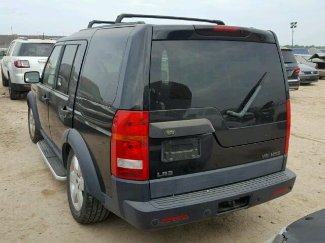 SALAA25415A305056 - 2005 LAND ROVER LR3 BLACK photo 3