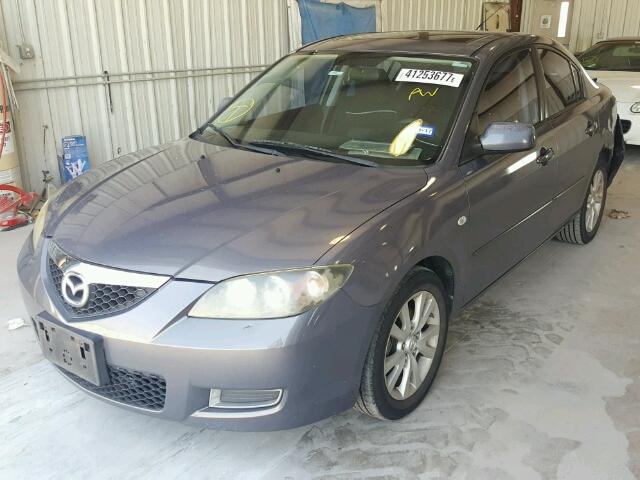 JM1BK12F971640559 - 2007 MAZDA 3 I GRAY photo 2