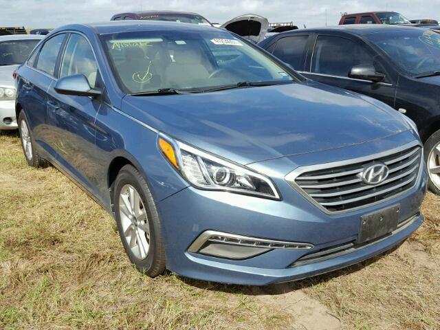 5NPE24AF1FH170759 - 2015 HYUNDAI SONATA BLUE photo 1