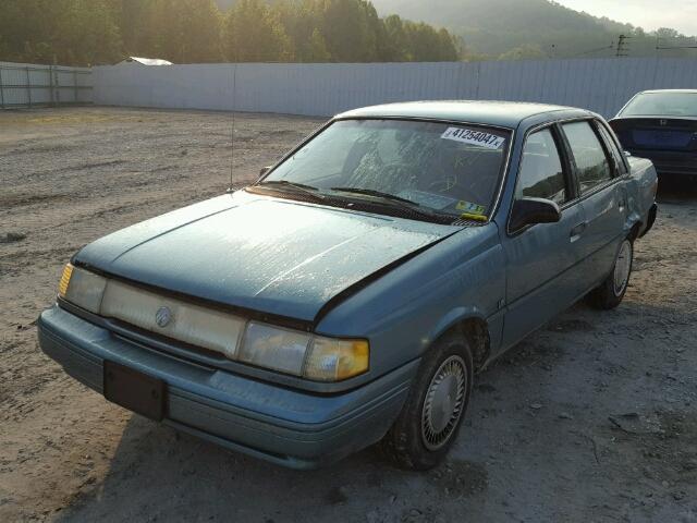 2MEPM36UXPB644319 - 1993 MERCURY TOPAZ GS GREEN photo 2