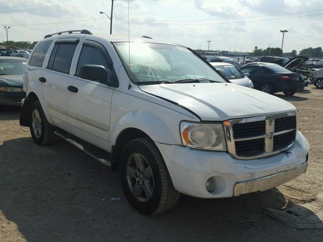 1D8HB58P87F521651 - 2007 DODGE DURANGO WHITE photo 1