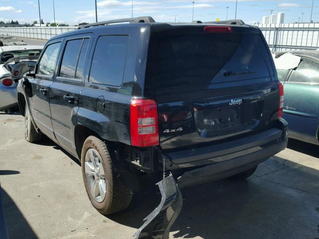 1C4NJRBBXDD234683 - 2013 JEEP PATRIOT SP BLACK photo 3