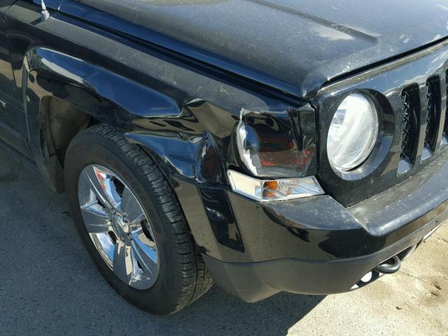 1C4NJRBBXDD234683 - 2013 JEEP PATRIOT SP BLACK photo 9