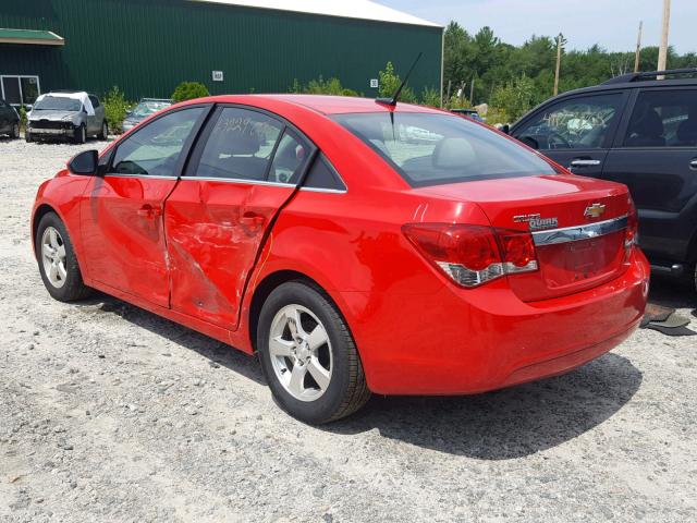 1G1PC5SB5E7297324 - 2014 CHEVROLET CRUZE LT RED photo 3