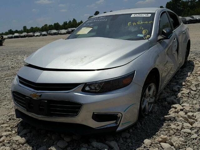 1G1ZB5ST1HF103631 - 2017 CHEVROLET MALIBU LS 银色 照片 2