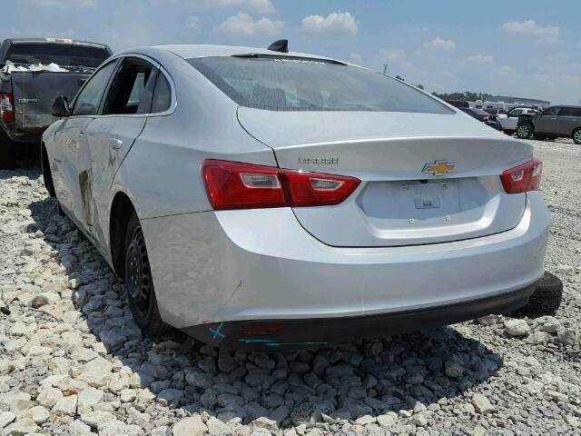 1G1ZB5ST1HF103631 - 2017 CHEVROLET MALIBU LS 银色 照片 3