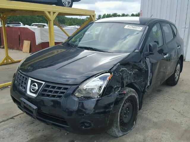 JN8AS5MV8AW102649 - 2010 NISSAN ROGUE S BLACK photo 2