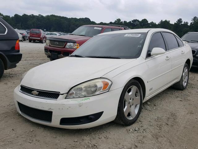 2G1WD58C989140617 - 2008 CHEVROLET IMPALA SUP 白色 照片 2