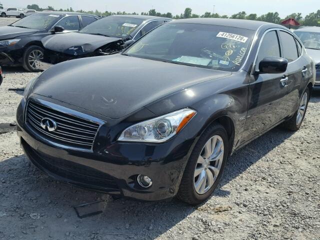 JN1EY1AP4CM910816 - 2012 INFINITI M35H BLACK photo 2