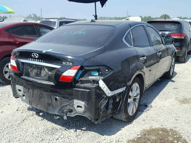 JN1EY1AP4CM910816 - 2012 INFINITI M35H BLACK photo 4