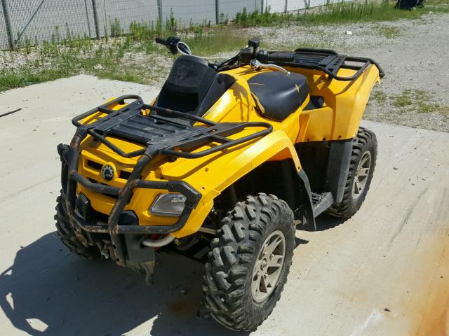 3JBEKCH168J001407 - 2008 CAN-AM OUTLANDER YELLOW photo 2