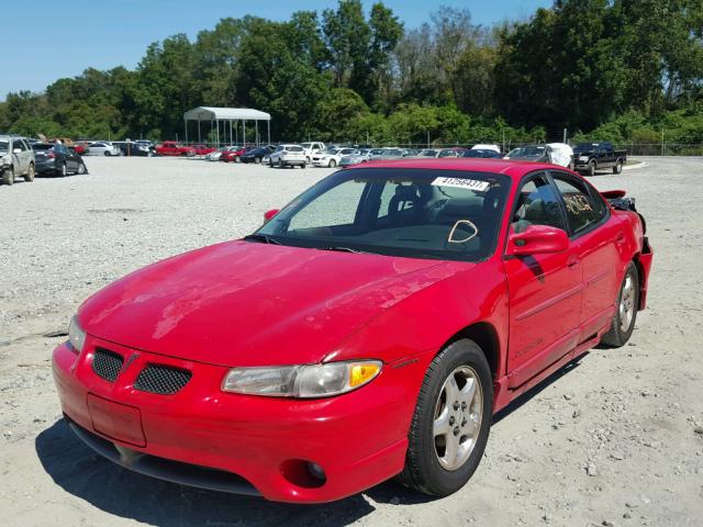 1G2WP52K4VF203127 - 1997 PONTIAC GRAND PRIX RED photo 2