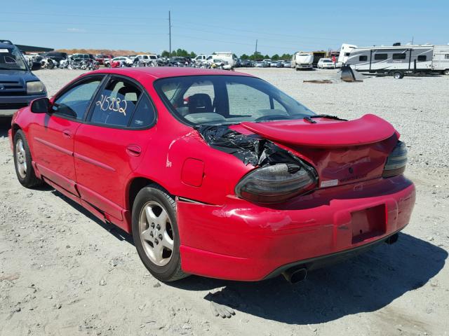 1G2WP52K4VF203127 - 1997 PONTIAC GRAND PRIX RED photo 3