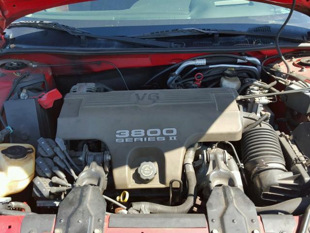 1G2WP52K4VF203127 - 1997 PONTIAC GRAND PRIX RED photo 7